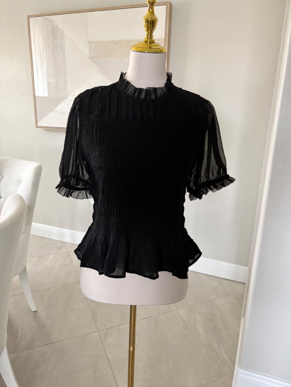 NWT Ann Taylor Smocked Top